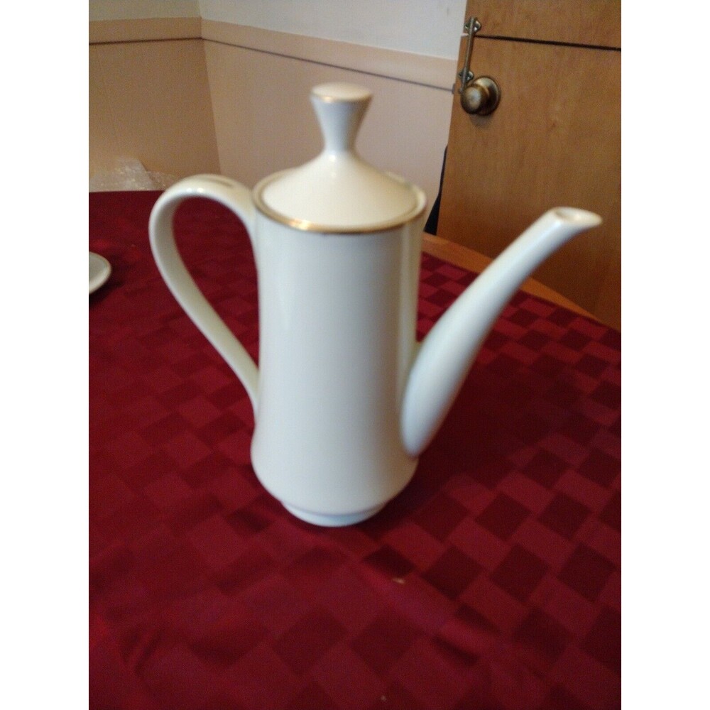 Elegance Fine Ivory Porcelain by Sakura Coffee Pot With Lid